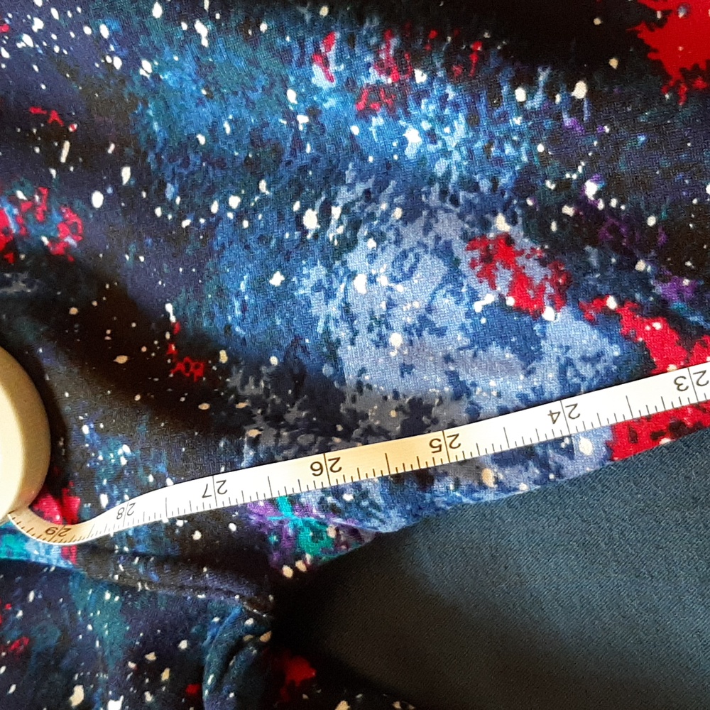 NEW Just Cozy Space Themed Fleece-Lined Leggings NWT - Picture 6 of 6